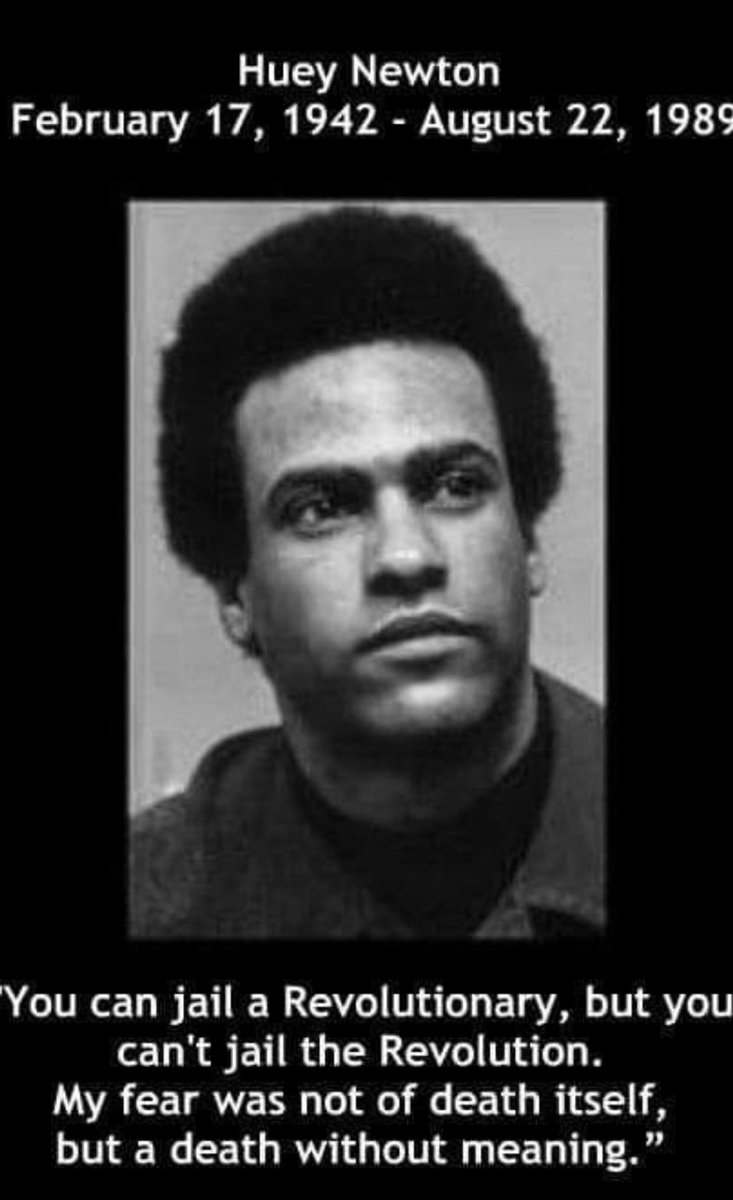 Happy Heavenly Bornday to THE LEGEND Huey Newton #powertothepeople #heuynewton #BlackPantherParty