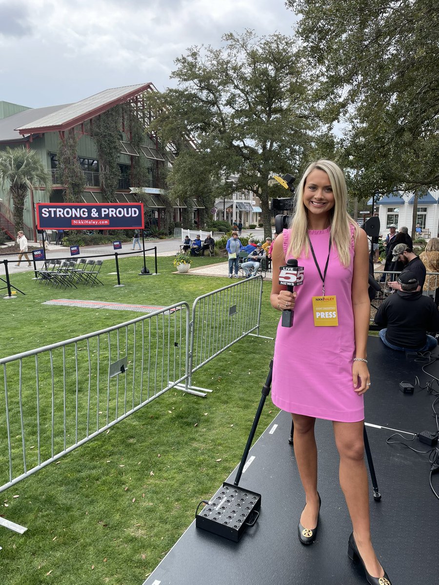 On Kiawah Island today covering Nikki Haley’s latest campaign event for <a href="/Live5News/">Live5News</a> !