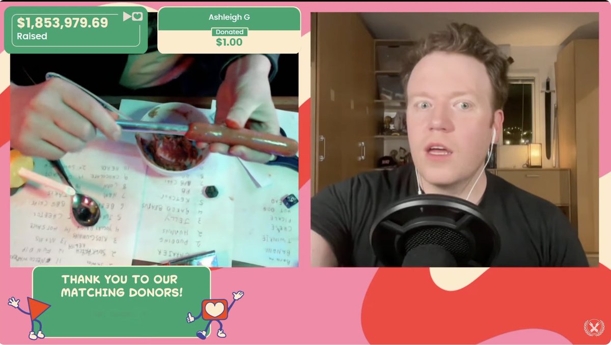 taaddisbinz's tweet image. This is the funniest screencap I have ever taken oh my god @BrennanLM @hankgreen #ProjectForAwesome #P4A2024