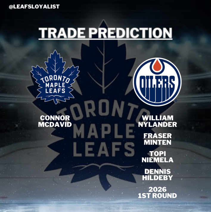Edmonton gets bumped in the 1st round, Davo gets fed up and demands a trade... a man can dream, OK?! 
<a href="/MapleLeafs/">Toronto Maple Leafs</a> #LeafsForever #HockeyTwitter #NHL