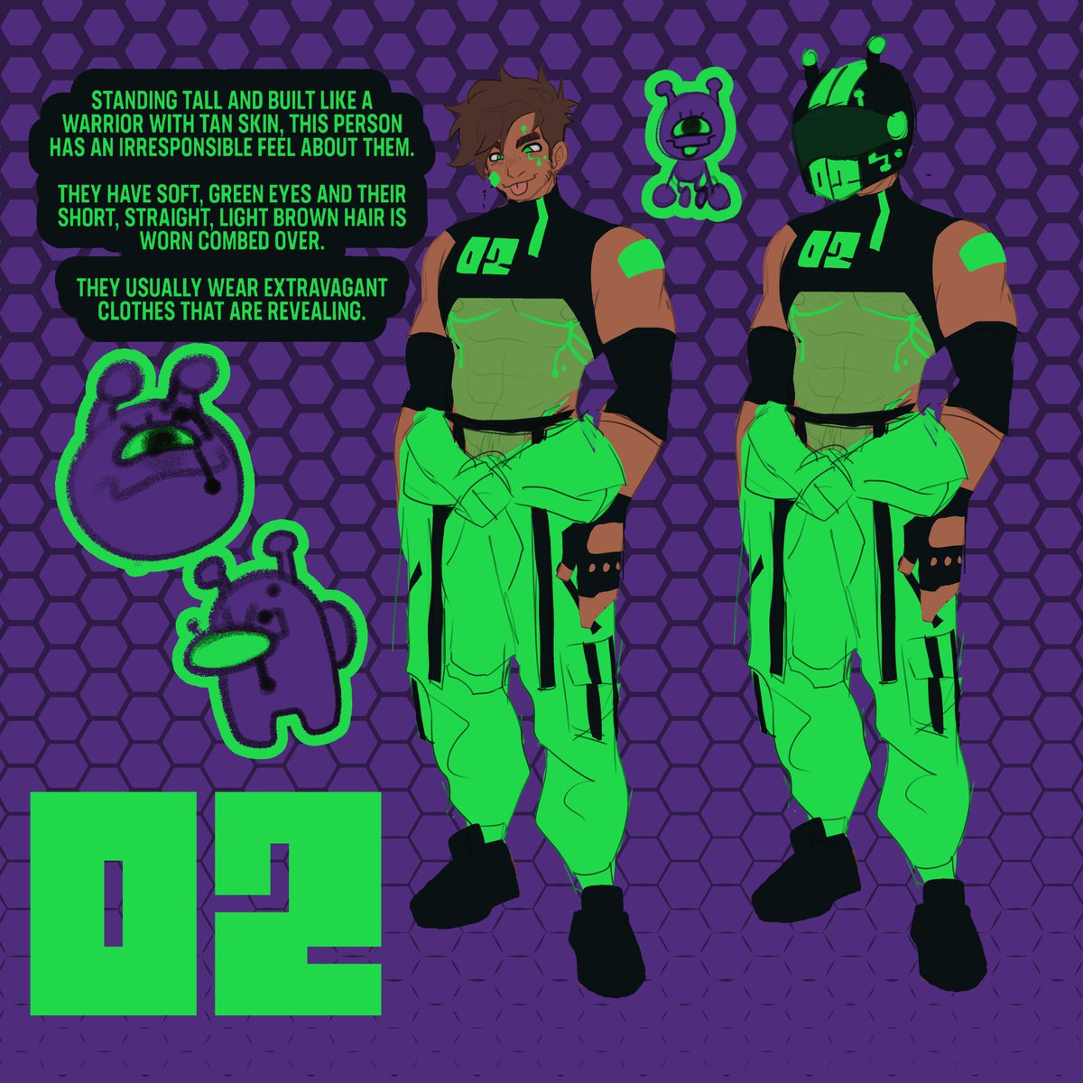 drew along with the old 1 description 4 artists vid by <a href="/DrawfeeShow/">Drawfee Show</a>! tried to do a dif vibe by making him a like cyberpunk racer! bit sloppy because i wanted to focus on vibe rather than polish 
 #drawfee #drawingchallenge #characterdesign