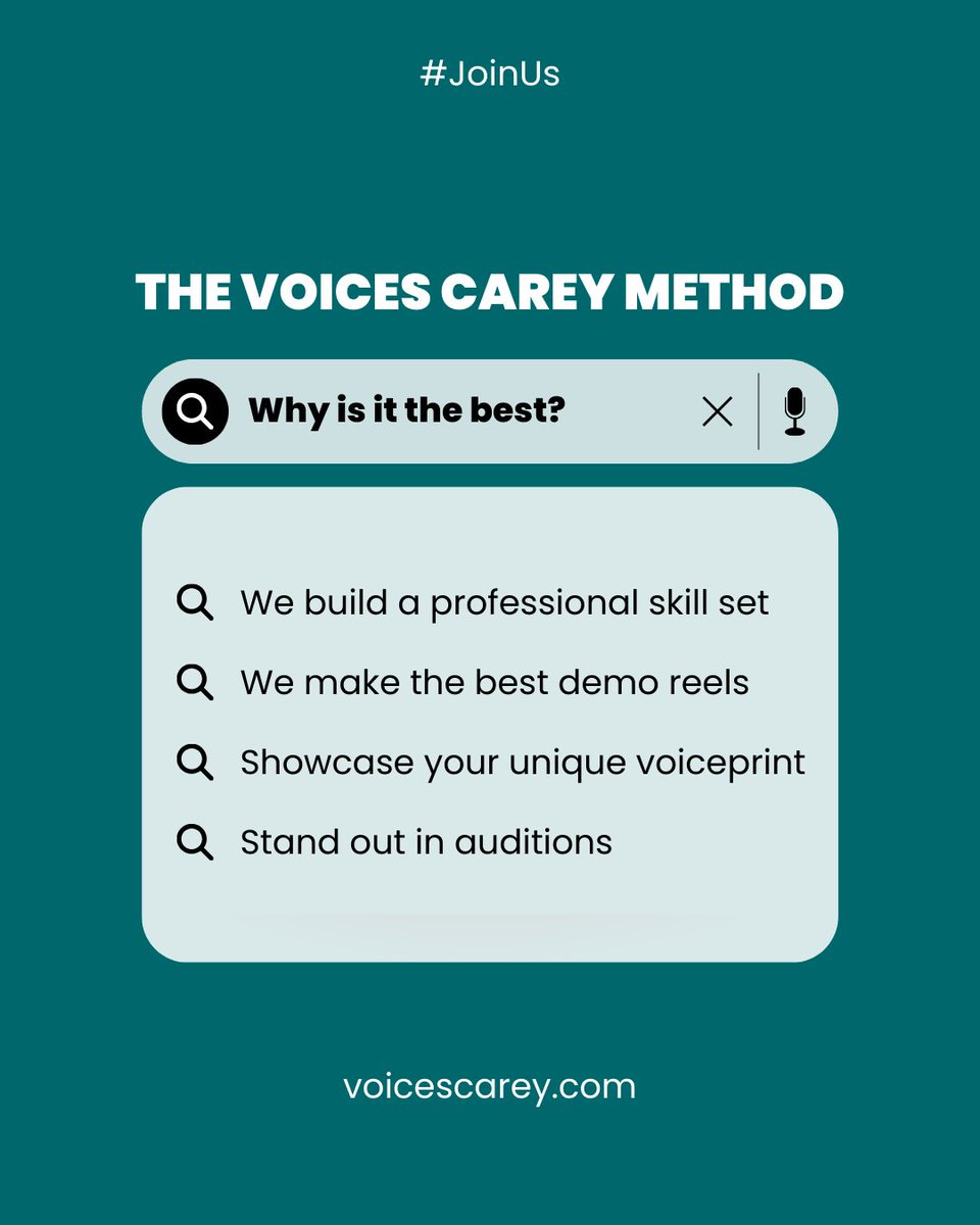 Voices_Carey's tweet image. Imagine landing your dream voiceover role. With our training, it's closer than you think. 🎙

Visit voicescarey.com 🔗

#voiceovertalent #voiceoveractor #voiceoverlife #voiceoverstudio #voiceoveragency #newcareeropportunities #newcareerpath #demoreel
