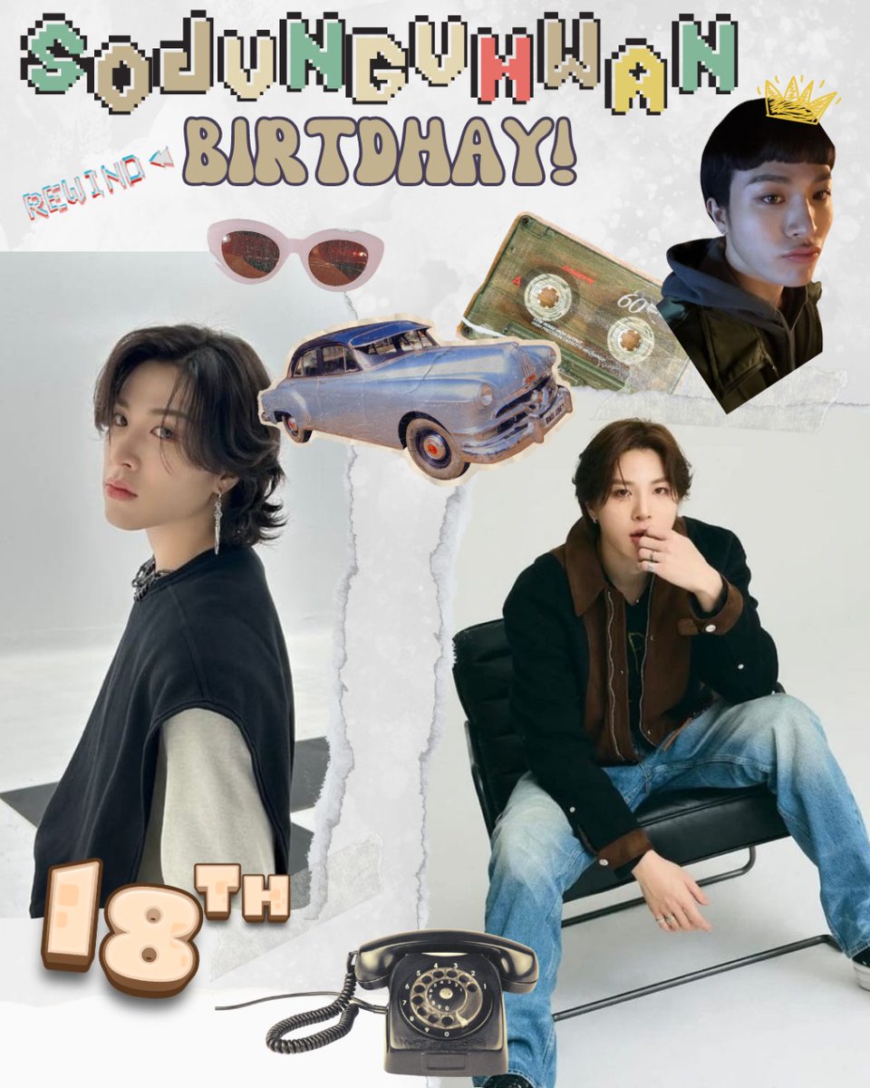 ㅤ
Happy 18th birthday to our maknae extraordinaire, So Junghwan! May your special day be overflowing with hugs, smiles, and lots of love! Here's to another year of adorable moments, unforgettable memories, and endless happiness!
ㅤ