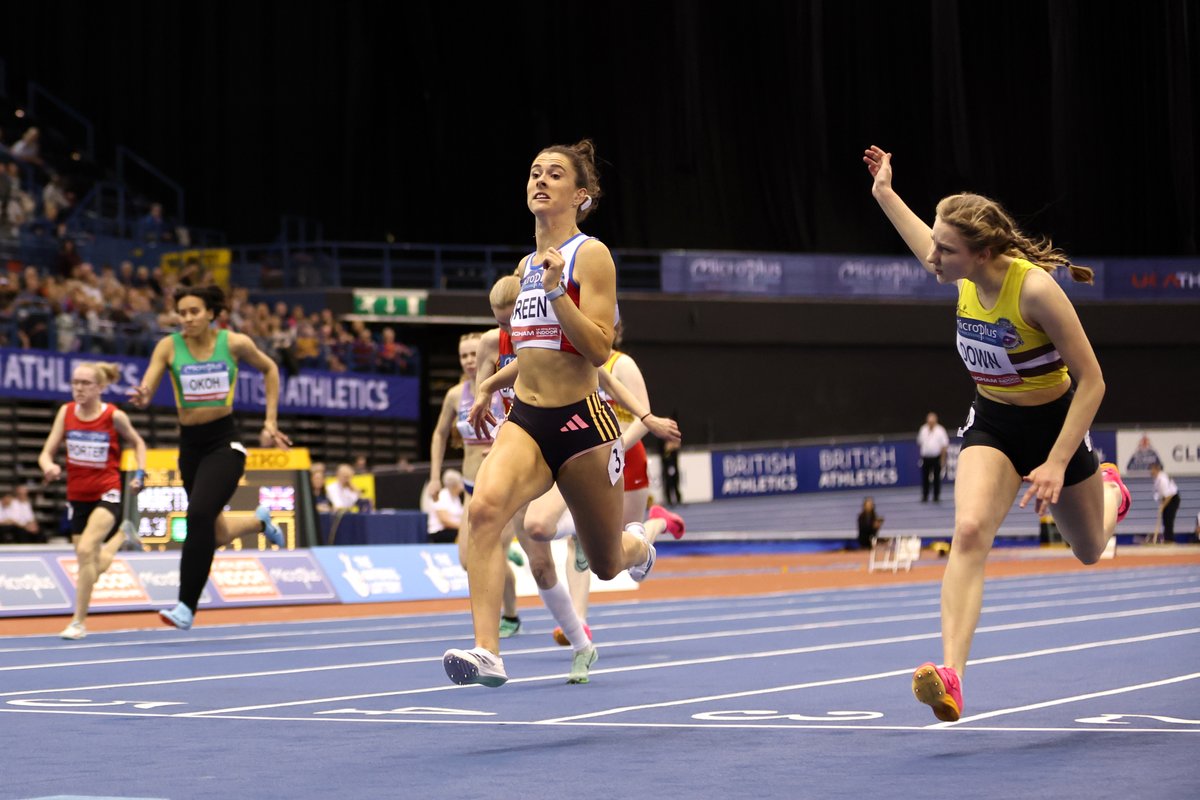 🏆 British Indoor Champion 🏆 A brilliant run from @BreenOlivia sees her win the women's para 60m final at the UK Indoor Championships 👑 She clocks 8.22 to take the victory in Birmingham 💥