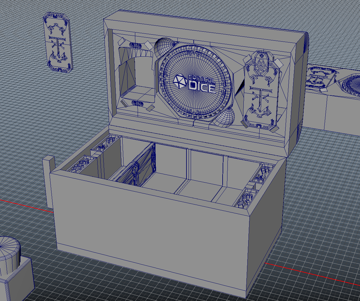 ToothClawCoin's tweet photo. Found one of the old chests we used to use as coin chests with potions and a dice box. Updating it for Heroes made in Asia that is happening in a week :D 50 hours printing time here I come! #convention #treasure #3dprinting #coins #dice #chest #dnd #handmade https://t.co/2udesV4yeV