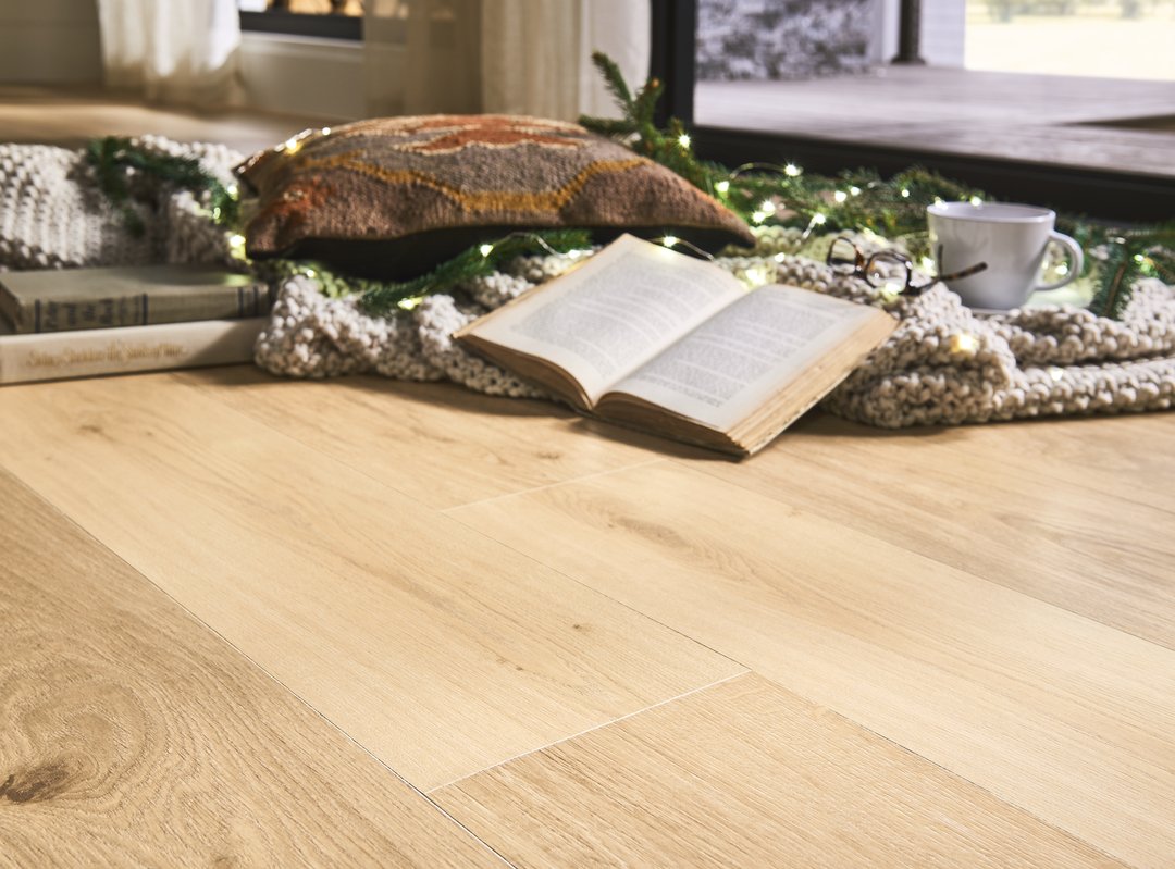 Haven, a part of <a href="/ManningtonFloor/">Mannington Mills</a>'s award-winning Restoration Collection® laminate, is perfect for those looking for a calm and tranquil environment in their home and features texture that is very minimal. pbxx.it/o8ycSN
