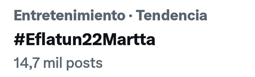 Vamos por esos veinte mil posts que dicen inyectados turbo
#Eflatun22Martta