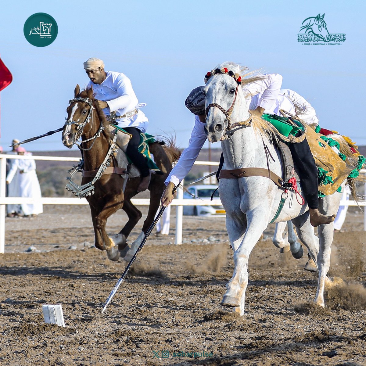soharpulse's tweet image. تحت رعاية معالي/عبدالسلام بن محمد المرشدي
 رئيس جهاز الاستثمار العُماني 
اقامت لجنة صُحار للفروسية مهرجان الخيل التقليدي الجمعة الموافق 16-2-2024م
بميدان صُحار للفروسية بمنطقة مويلح بدعم من سعادة خالد بن سلطان الجابري الدرعي عضو مجلس الشورى بولاية صُحار

#مهرجان_الخيل
#صحار