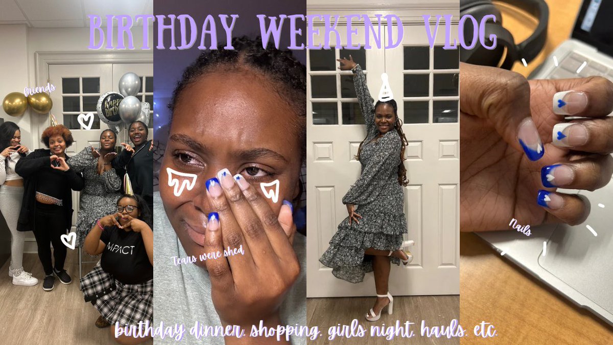 lifewithzaura's tweet photo. BIRTHDAY WEEKEND VLOG|| friends, shopping, girls night, etc.
https://t.co/C01tllzdhE
NEW VIDEO OUT NOW!!
#birthday #Aquarius #friends #YouTube https://t.co/FGqmDFnmtq
