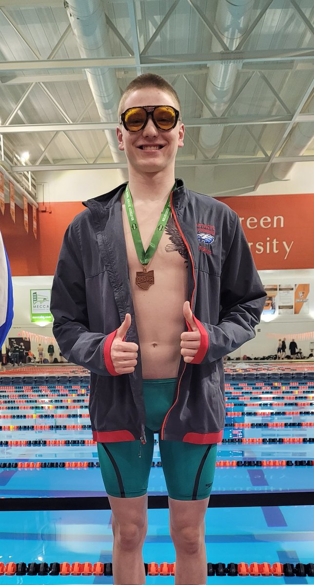 Congrats AJ O'Brien and Eric Sander! #CantonBound AJ qualified at large in the 500 Free! Eric made the 200 IM auto and at large in 100 Back!