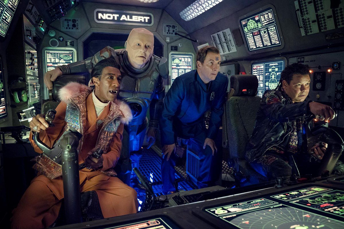 TheStarbug_club's tweet photo. The boys over the years. Oh, how we ❤ them! #RedDwarf36 https://t.co/cRsVL7PiHH
