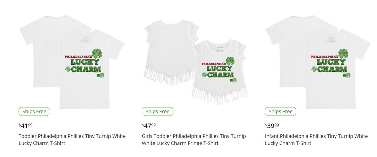 Was looking for something for my grandniece. How does Fanatics justify this price for a toddler's shirt?!