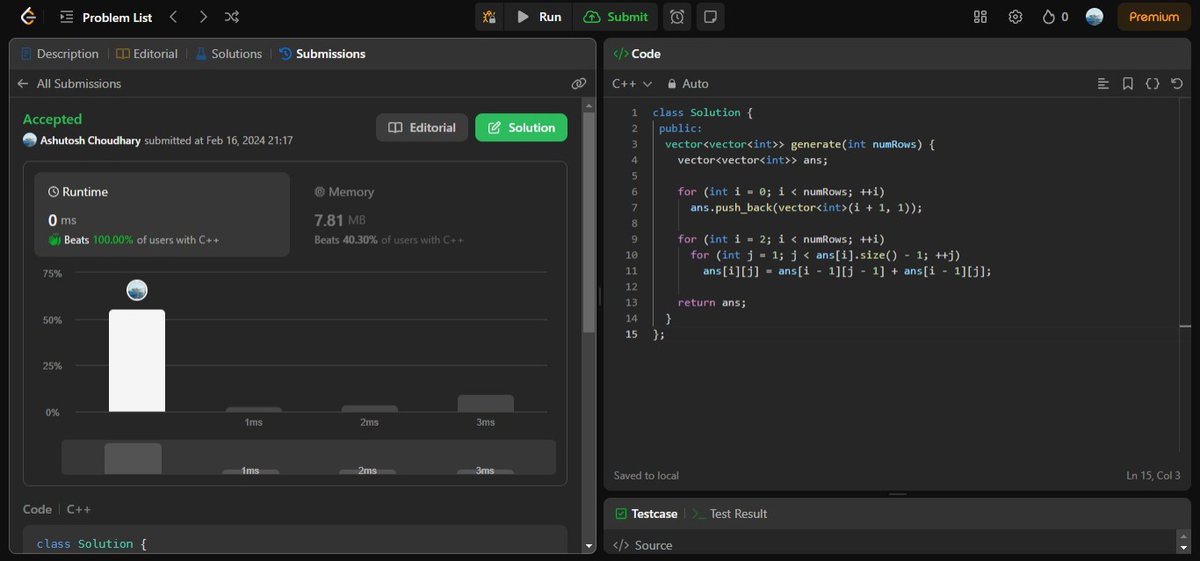 AshuJatt6's tweet image. #75daysofcodechallenge   
-Day 58/75
LeetCode Problem Name:
1. Populating Next Right pointer in Each Node.
2. Pascal' s Triangle.
3. Pascal' s Triangle ll.
4. Best Time to Buy and sell Stock ll.
hobi