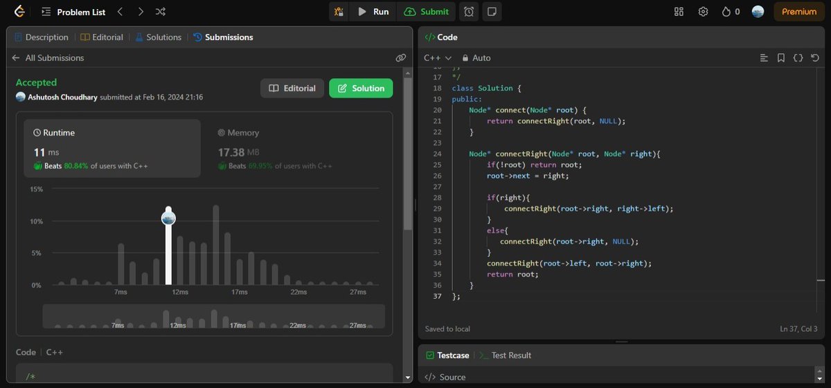 AshuJatt6's tweet image. #75daysofcodechallenge   
-Day 58/75
LeetCode Problem Name:
1. Populating Next Right pointer in Each Node.
2. Pascal' s Triangle.
3. Pascal' s Triangle ll.
4. Best Time to Buy and sell Stock ll.
hobi