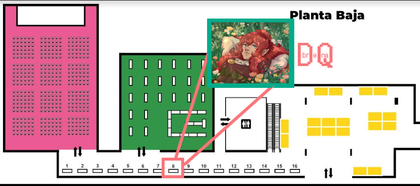 ¡Tengo aquí mi sitio en ExpOtaku Almería 2024! <3