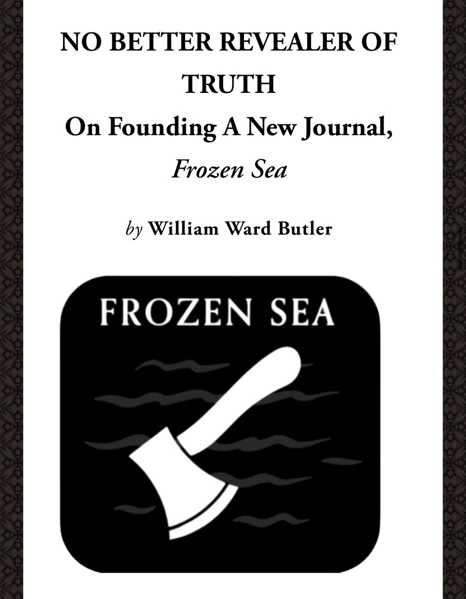 WilliamWButler's tweet image. Excited to have this essay on starting  @frozenseapoetry with @jacksondmoorman published in Omnium Gatherum Quarterly through @commofwriters
 
🌊🧊🪓

ogquarterly.org/#butler