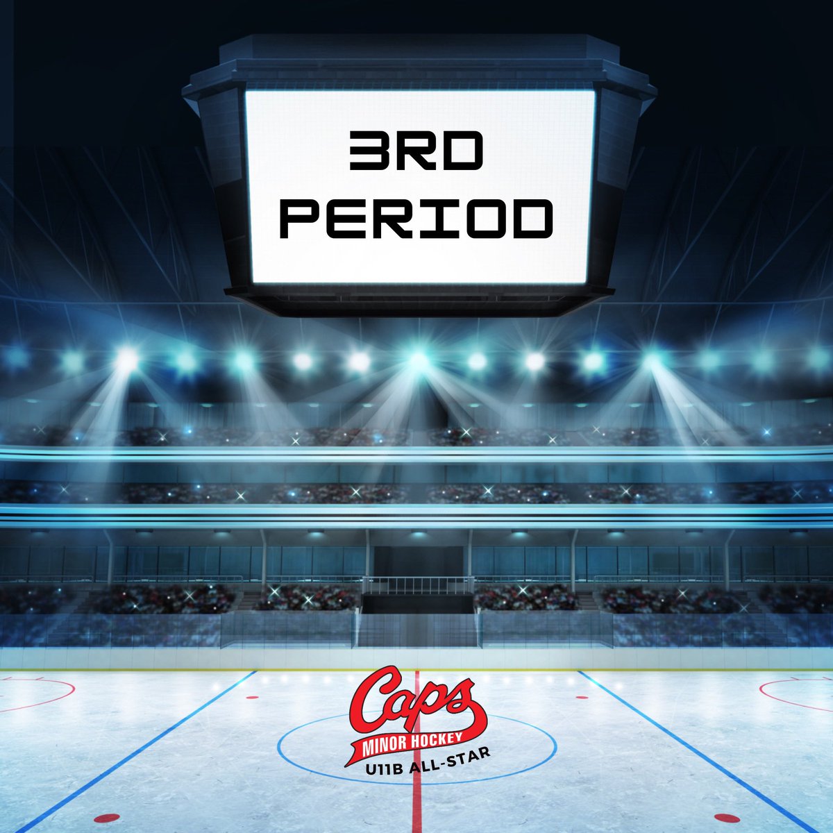 Caps lead 2-0 heading into the 3rd.