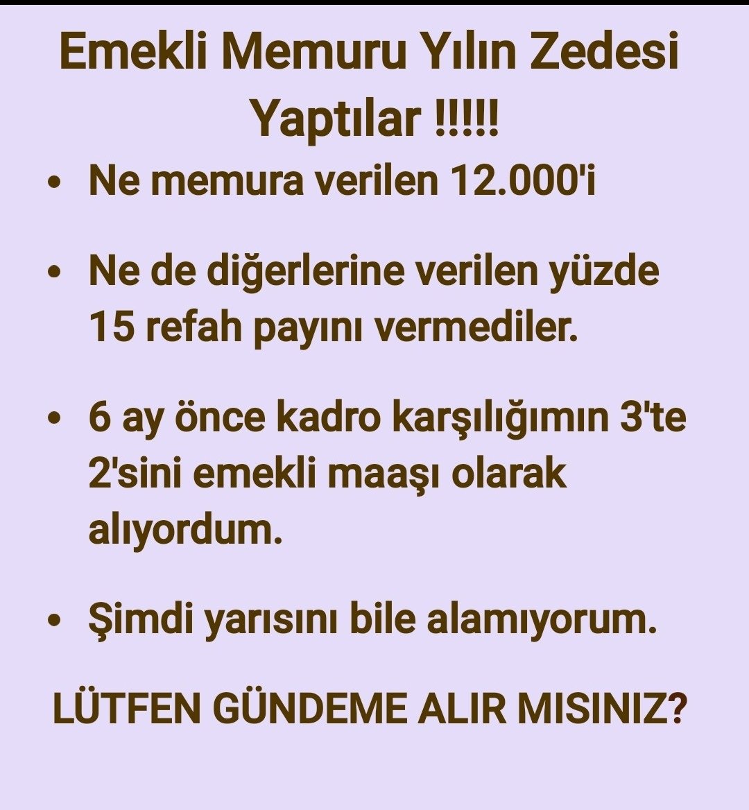 #EmekliMemur