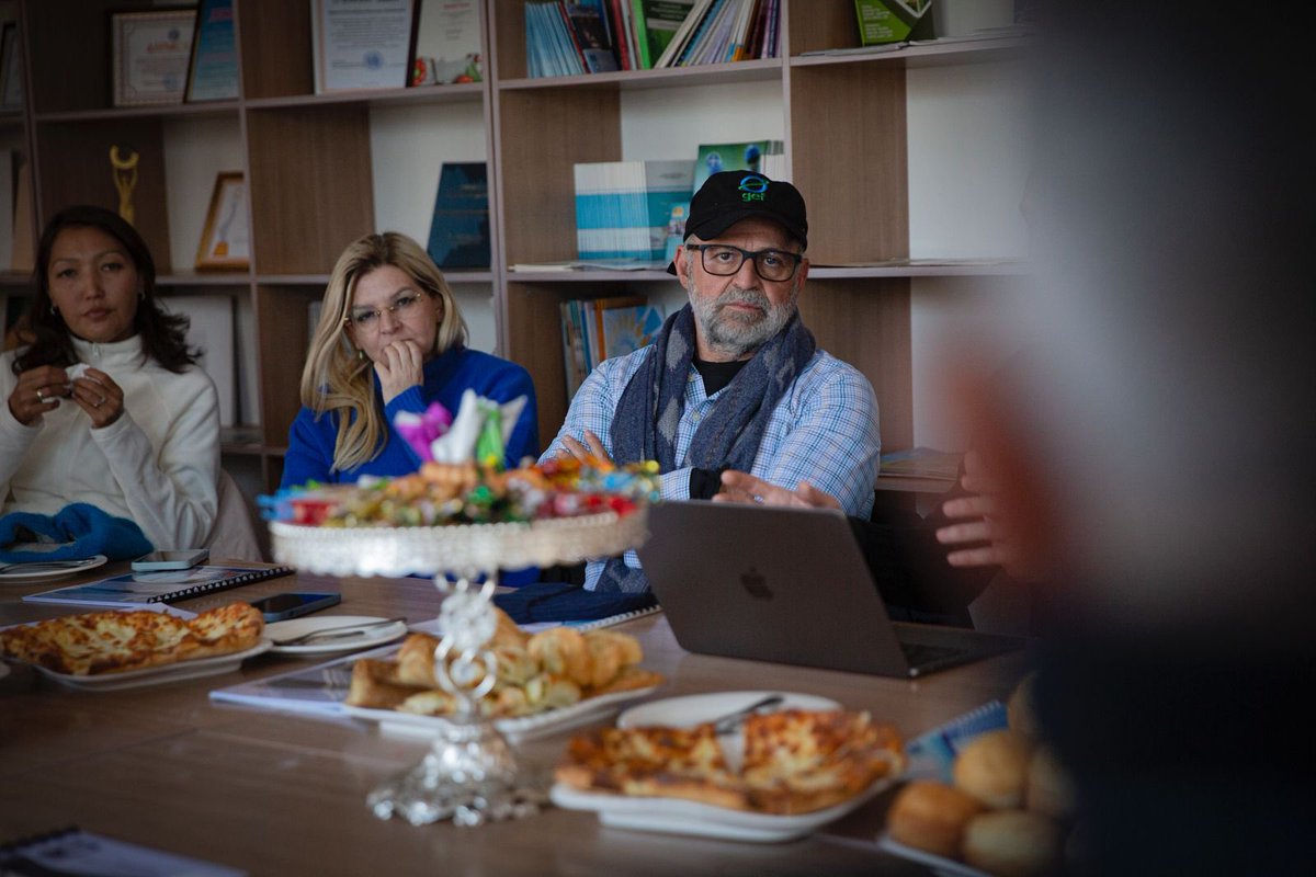 Today I met with the farmers from Shelek village. It’s so rewarding to see how our @GEF_SGP projects help local people build #sustainable businesses improving the lives of their communities.