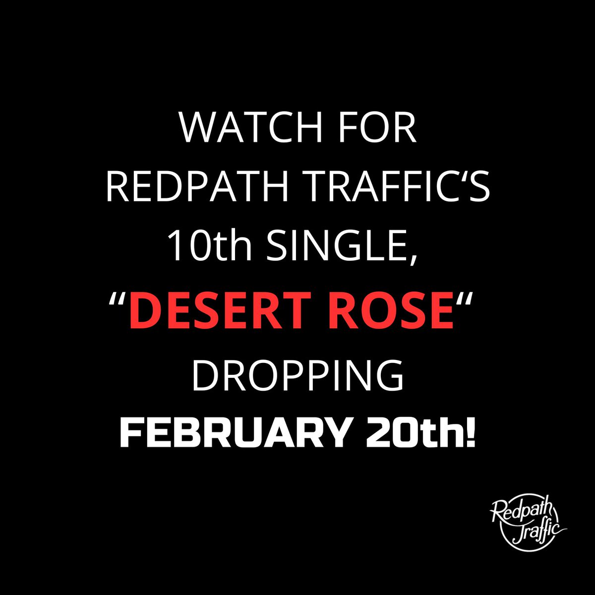 Our first new track of 2024, 'Desert Rose', drops February 20th on all streaming platforms! #NewMusic2024 #NewMusic #newspotifytrack #newmusicalert #toronto #torontomusicscene