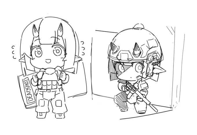 これはもう一人のアバターを描いたもの
#RoN
#Ready_or_Not 