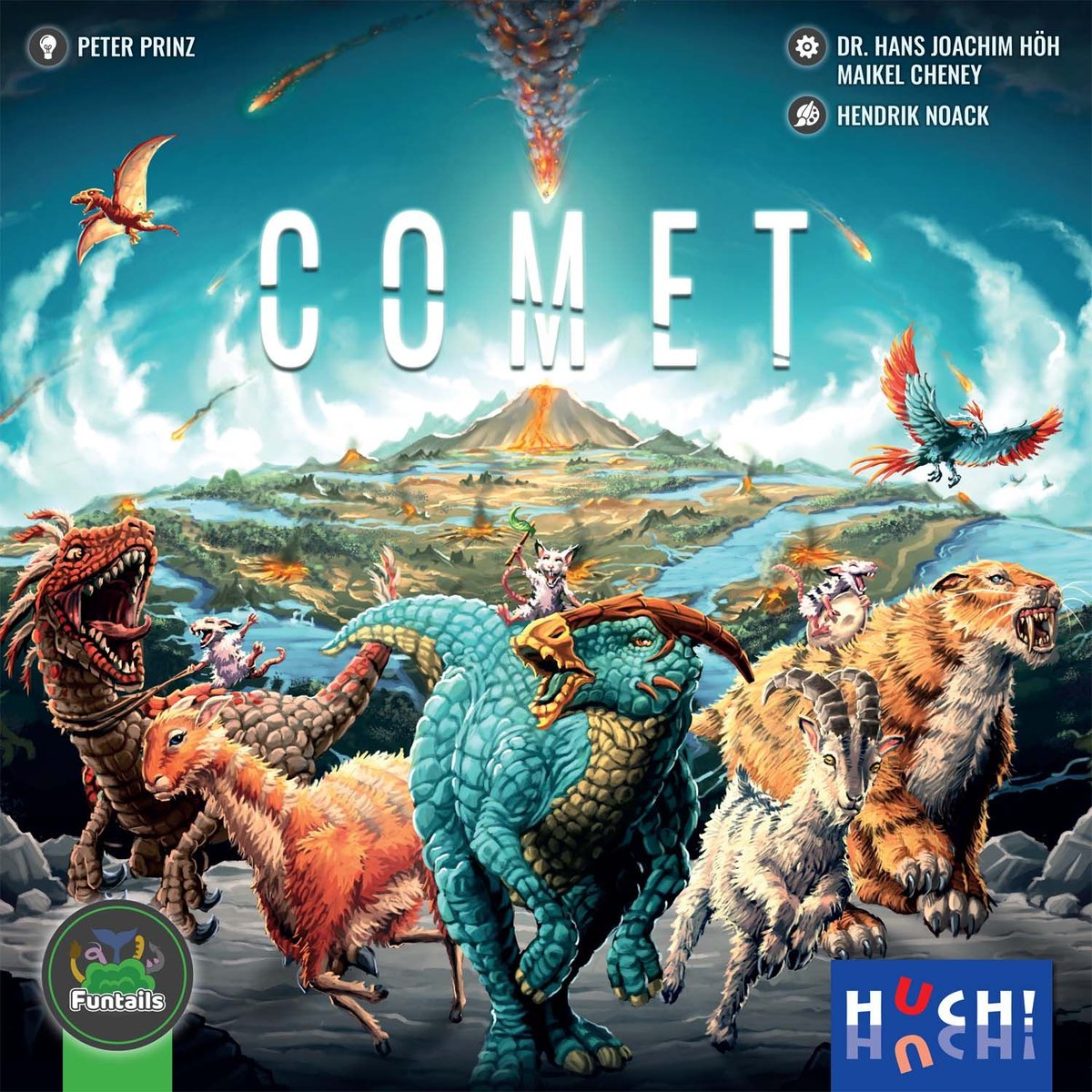 SPIELKULTde's tweet photo. #Werbung "Comet": Rettet die Urzeit-Tiere, indem ihr sie durchs geschickte Ausspielen und Kombinieren von Karten zur sicheren Höhle bewegt! Testbericht &amp; Video: https://t.co/vl0ZVOp41N https://t.co/Iu4UuewPa9