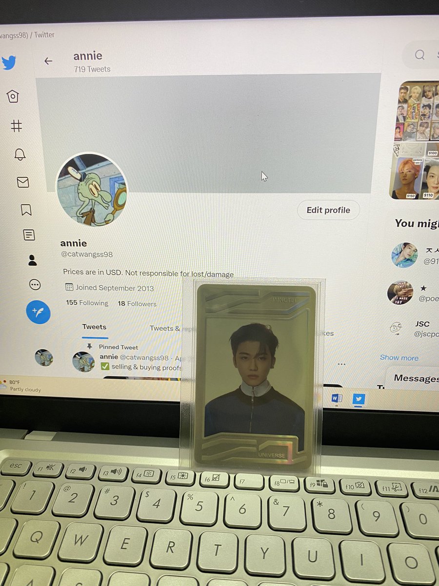 catwangss98's tweet photo. wts jaemin universe suc
💰 $300 incl tracked 🥹🥹 

📍Viet Nam - ww is ok

#ตลาดนัดnct #ตลาดนัดnct127 #nctsell 
✅ dm for proof
❗️ Serious buyer only
wts suc syb special universe pc nct pocca wtb wtt jaemin nct dream syb https://t.co/EKqPFE8xLv