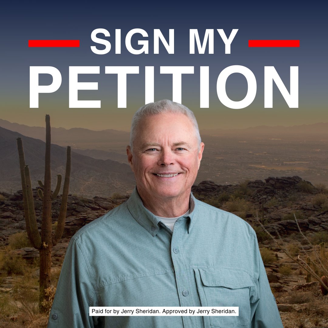 🚨 Attention Maricopa County! I'm collecting signatures to get my name on the 2024 ballot for Sheriff. Over 4,000 signatures are required, please help me reach my goal! 🗳️ Click the link below to sign the petition now! bit.ly/3FwBNcL