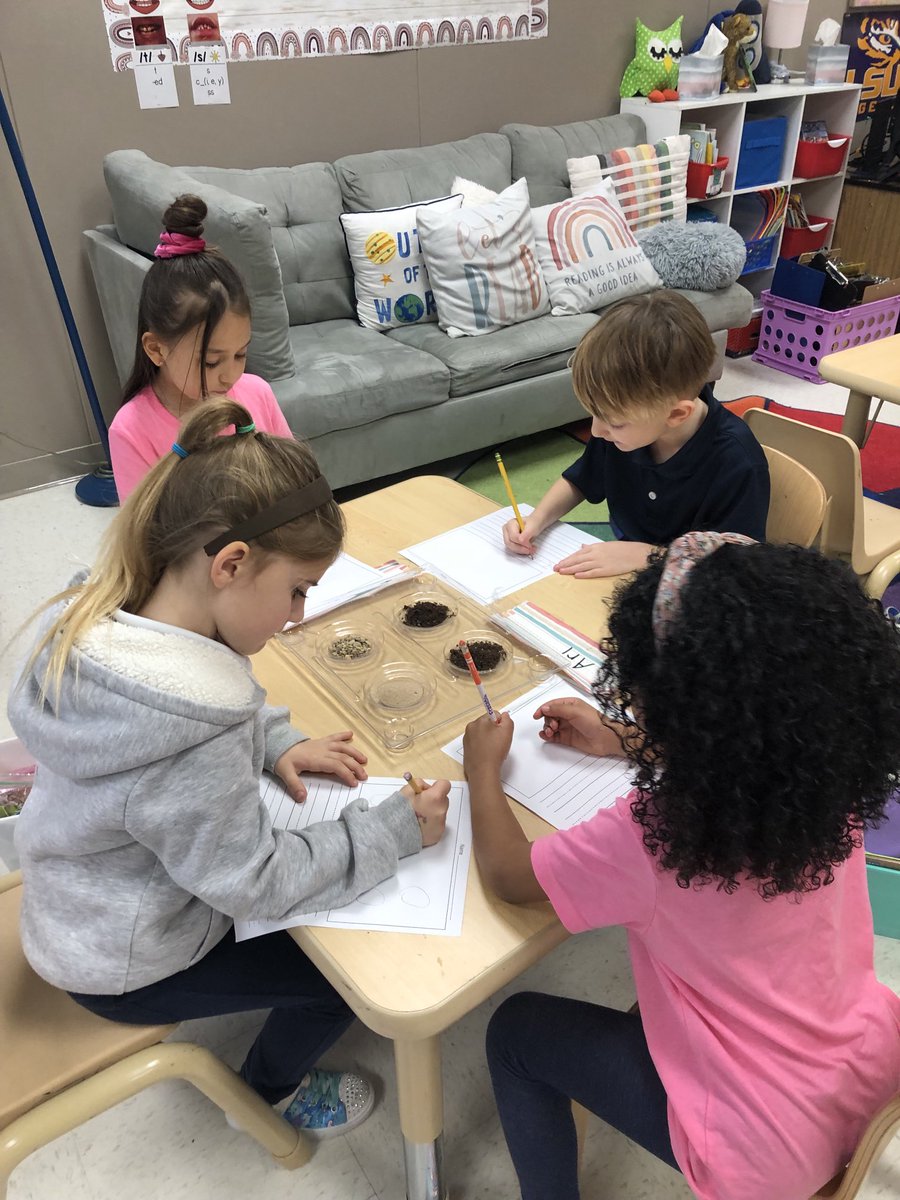 BrittneyHager7's tweet photo. We can use our 5E’s to investigate soil and it’s properties♥️ #kinderscientists ⁦@Herfurth_Bronco⁩ ⁦@GISDTLD⁩ https://t.co/dKW6gS6jnI