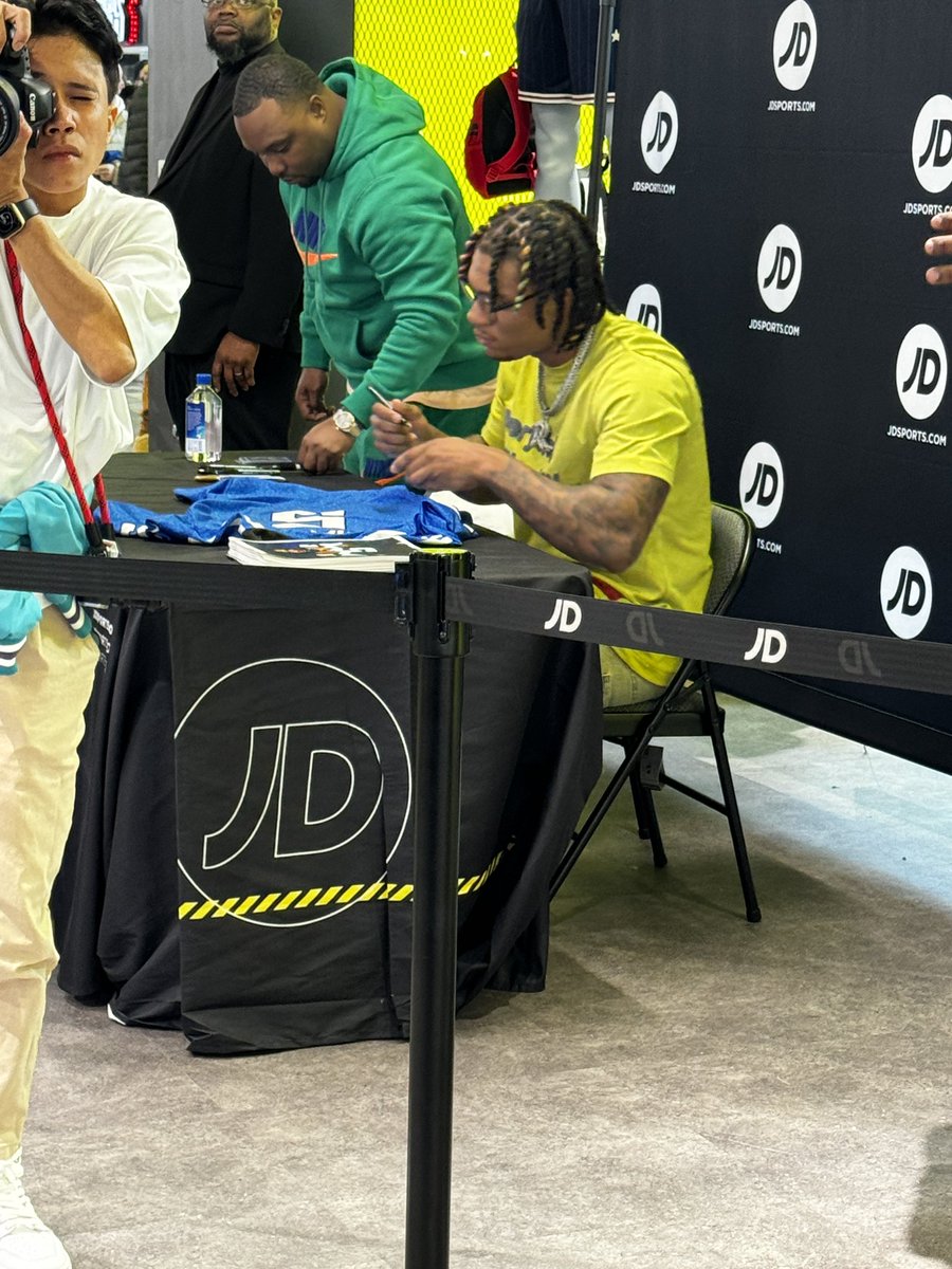 Anthony Richardson signing autographs JD Sports. 👀 #Colts #ForTheShoe #JDSports #AnthonyRichardson