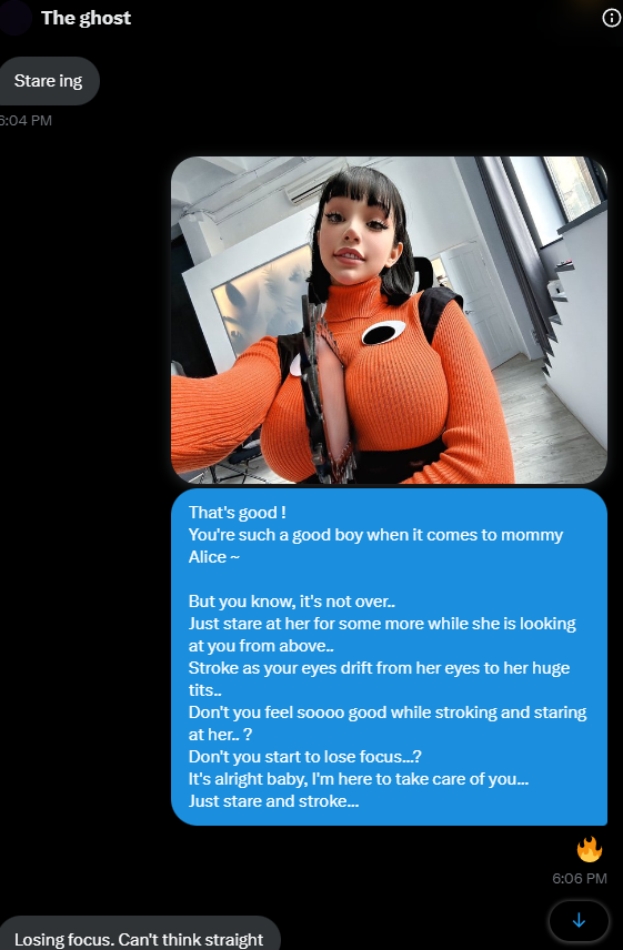 EtarnOmi's tweet photo. Well, it seems like a battler didn't do well enough against me eheh

I think their ambush was too weak..

But I'm sure that if you were to go into my DMs you would destroy me 🤭

#wankbattle #wankchat https://t.co/6k38H5u38b