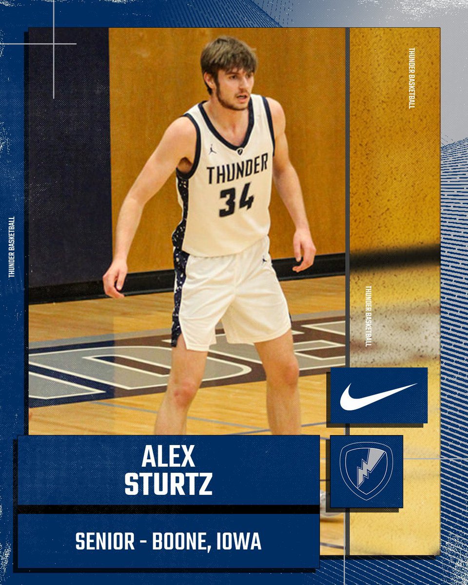SENIOR - <a href="/sturtz_alex/">Alex Sturtz</a>
⚡️3x Conference Regular Season Champion
⚡️2x Conference Tournament Champion
⚡️63 Wins
⚡️34 Conference Wins
⚡️48 Career Blocks at MCC

⛈️🏀

#RollThunder