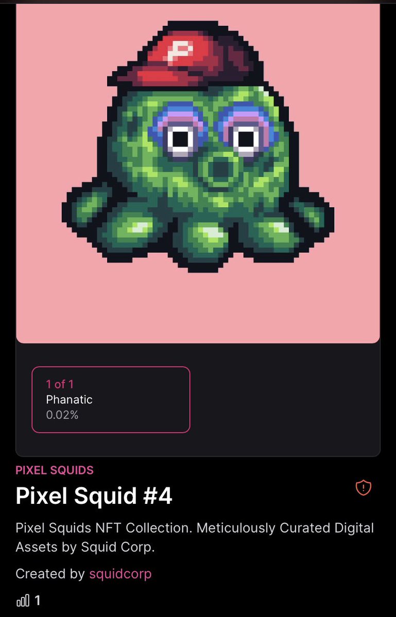 LausD30's tweet photo. Attn all #SquidCorp #Phans!
⏱️Only 17 hours left:
This #Phanatic 🔥 @PixelSquids 🔥1 of 1 (rank: #1) is up for auction!
Current bid:
22K $STARS
Auction Link:
https://t.co/AWiecdhHiP
Interested? Keep an eye on it!
@StargazeZone #cosmos @squidrouter @YumiArtsNFT https://t.co/uk65W2ZSjw