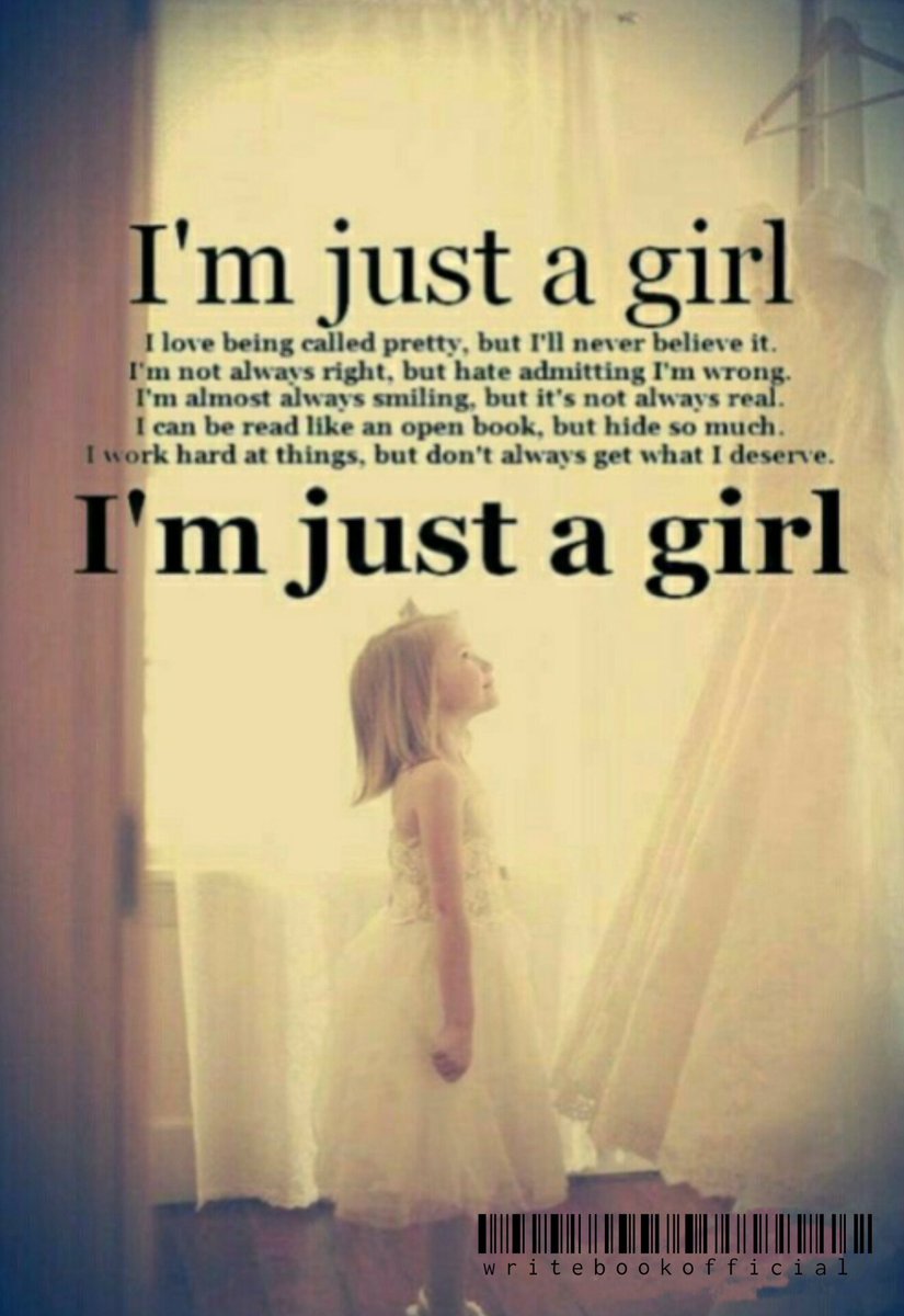 write_book_'s tweet image. I'm just a girl
.
.
#girlslife #iammajustagirl #girlsmotivation #realityoflife