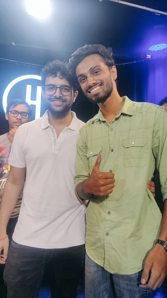 harshbhoir01's tweet photo. Exciting meetup with @kirat_tw 🚀 Grateful for the invaluable insights shared today. Ready to dive deeper into the coding realm under his guidance.#codingCommunity #techTalks. https://t.co/Cbd0Rluv5U