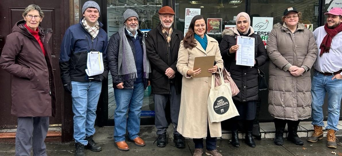 Thanks to the Bay Ridge Democrats and Daniel Loud for organizing the Voter Registration.