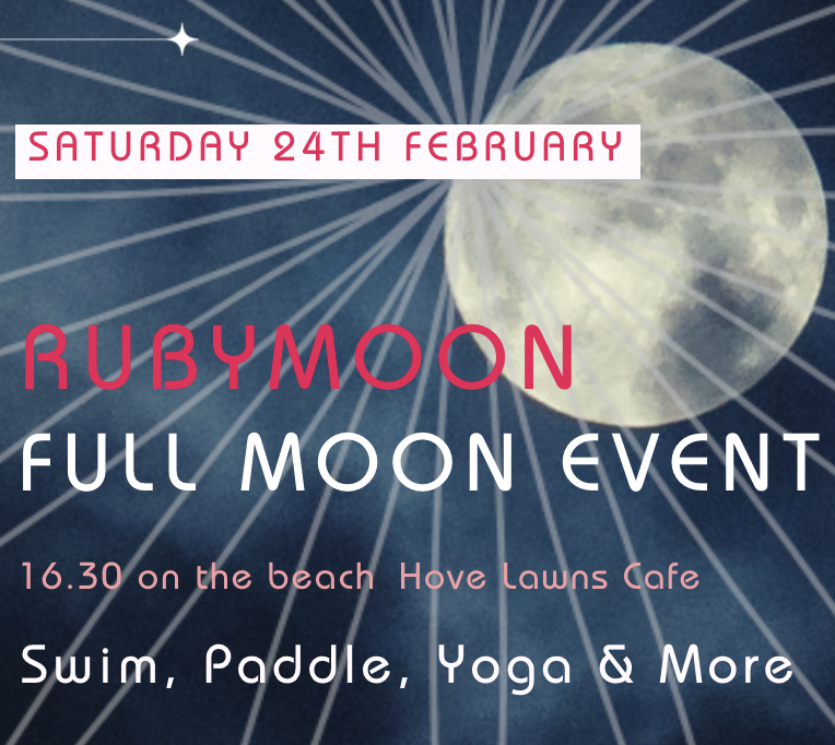 ONE WEEK TO GO!  Join our free event See you on Satrurday afternoon to celebrate the snowmoon. Ready to yoga, swim and dance? Or any of those as you choose! #fullmoonswim #fullmoonmagic #fullmoon #fullmoonmadness #snowmoon #brighton #wellbeing #fullmoonparty #yogaswimdance