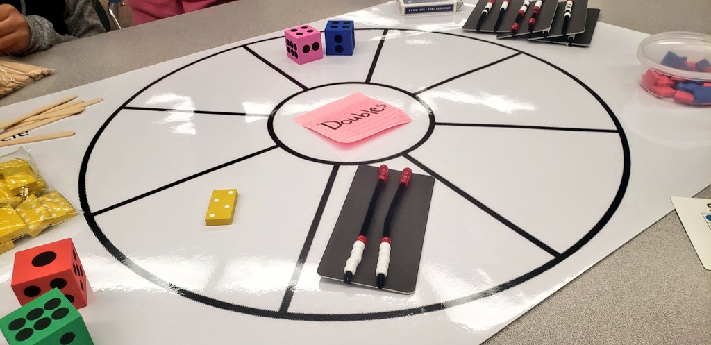 jgivens75's tweet photo. From @BCPSMATH PD to practice... demonstrating our knowledge of doubles on a concept wheel. #mathresource #mathtalk #mathdiscourse #reasoning #pdintopractice #halethorpees @HalethorpeElem @L_DeDeo https://t.co/RGa1TyJpW5