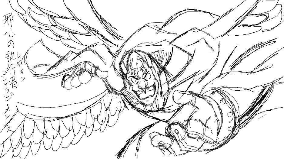 今日もまた順調で結果抜群！
完成した創作漫画のラフ集を紹介するドン！