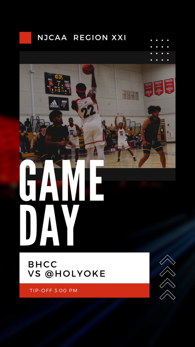 Bulldogs Men’s 🏀 is visiting <a href="/HolyokeCC/">Holyoke Comm College</a> today at 3:00 PM. 
<a href="/BHCCBoston/">BHCC Boston</a> 
<a href="/NJCAABasketball/">NJCAA Basketball</a> 
<a href="/NJCAARegionXXI/">NJCAA Region XXI</a> 
<a href="/NJCAA/">NJCAA</a>