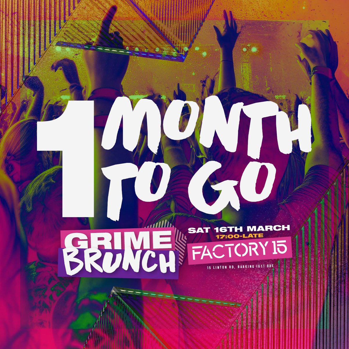 grimebrunch's tweet photo. Get your EARLYBIRD tickets now! 
👉https://t.co/JmoDFBXB7l 
#grimebrunch #grime #brunch #16thMarch2024 https://t.co/qnV2SdOtVw