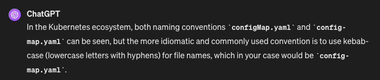 TIL that-this-is-called-kebab-case.yaml Incidentally, ChatGPT is super user for learning what is idiomatic in different programming languages and coding environments.