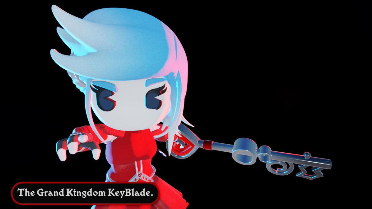 #KingdomHearts fans! REJOICE.

How good of a Keyblade master would Soulus be? 

Wielding the incredibly powerful Grand Kingdom Key! Heartless better watch out!

#fanart #OC #mayyourheartbeyourguidingkey #MadeInDreams #DreamsPS4