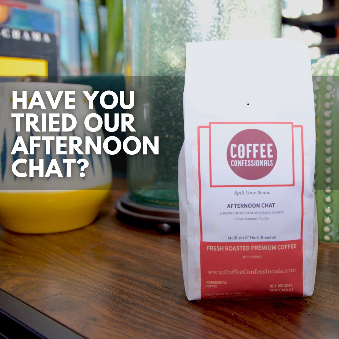 coffeeconfessnl's tweet photo. One of our most popular blends is Afternoon Chat! Perfectly crafted to inspire conversation &amp; connection, it's the ideal companion for catching up with friends or unwinding after a busy day! ☕️

#coffeeconfessionals #spillyourbeans #coffeeoftheday #coffeecommunity #coffeebeans https://t.co/7HhzYwlYNJ