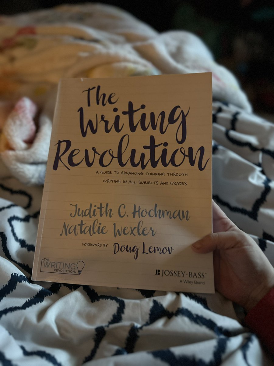 VHong_EdD's tweet photo. One of my passions is writing and developing students as writers. I’m looking forward to reading @TheWritingRevol over break! But, in bed with a cup of tea, of course! #cobbalp #cobbela https://t.co/vqgc7zCaDS