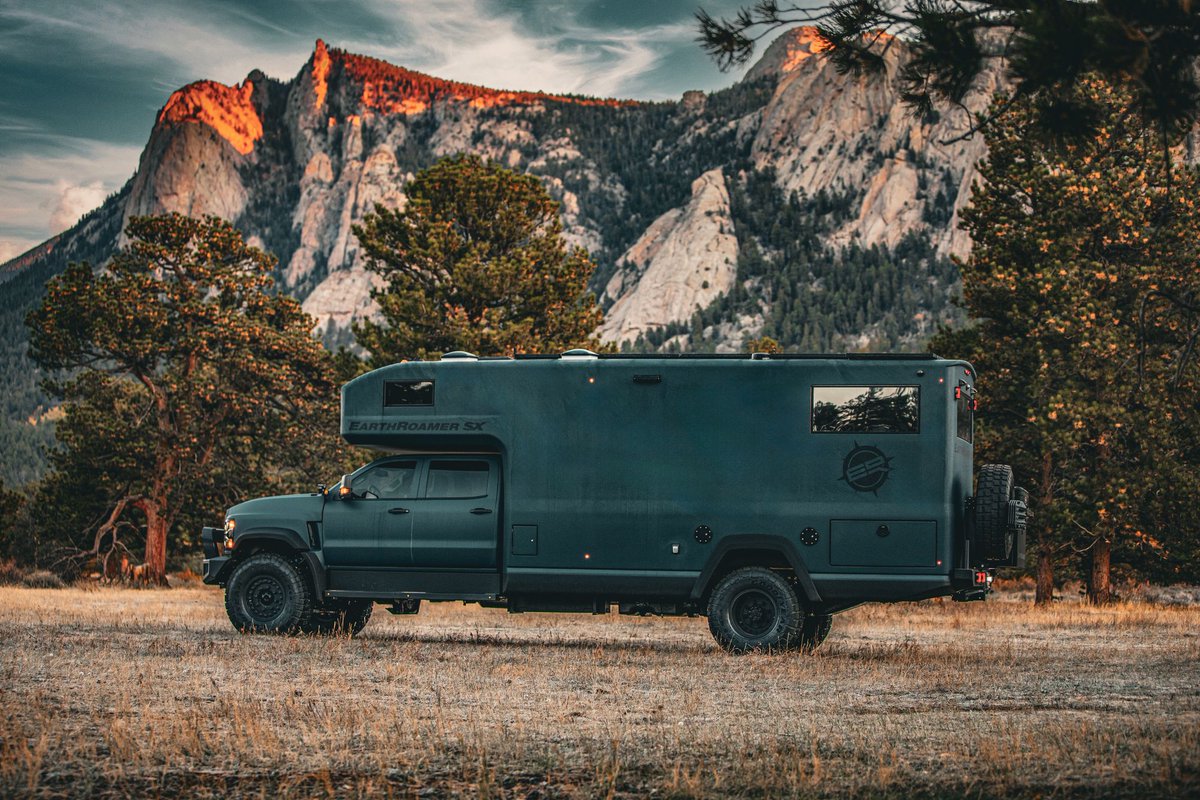 Your journey, your pace. Find serenity in the wild with EarthRoamer. 🌲🛣️ #roamtheearth #overlanding #nature #travel