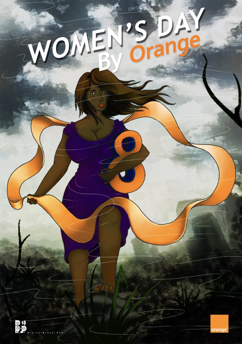 BlancheDeutche's tweet photo. @Charles_G_C @violainemb Voici ce qui m’ouvre les portes à Orange-Cameroun une création #DigitalPainting et cela date de 2019 https://t.co/WXtS3xCFbG