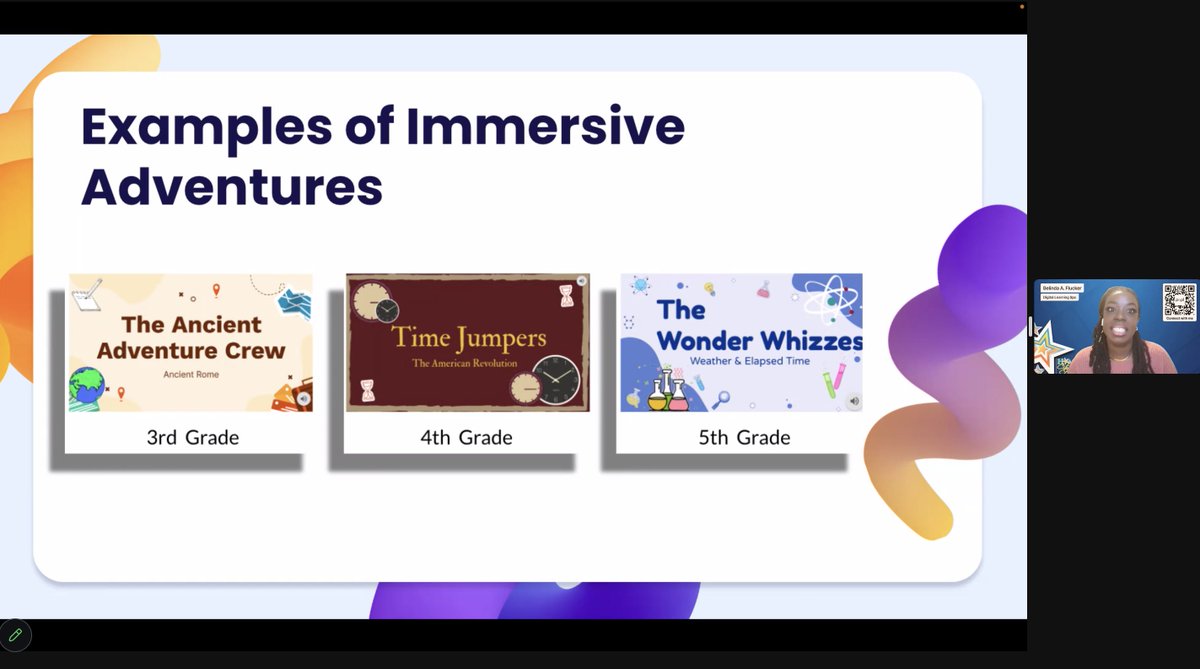 What a great way to engage students by using Immersive Adventures in the classroom! @TeachThatTech15 Did an amazing job discussing this topic at the 2024 Blended Learning Conference hosted by @VirtualVirginia