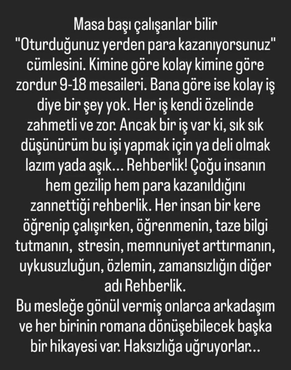 Salih Çam (@guidesalihcam) on Twitter photo #rehbersizturolmaz #rehbersizturolmaz