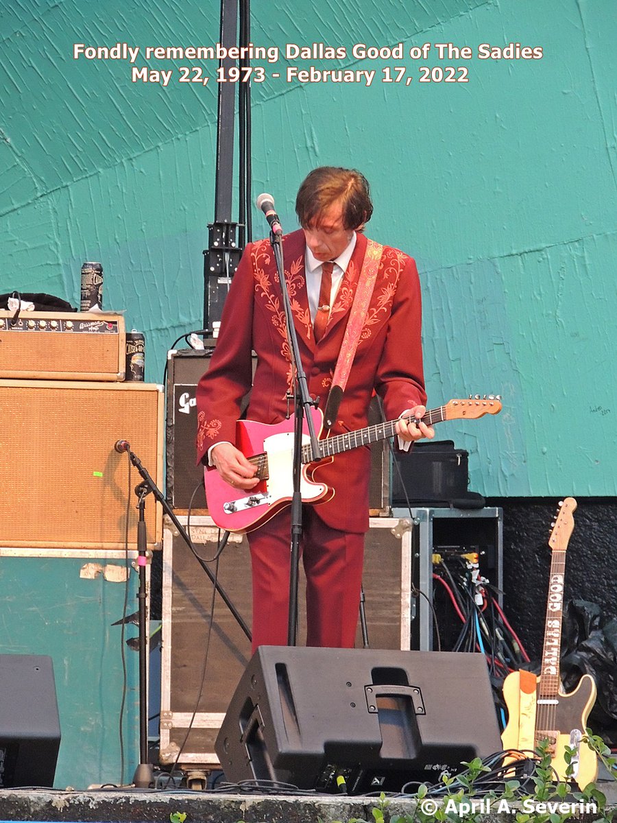 REPOST #Canadian #Musician Fondly remembering Dallas Good of @TheSadies on the anniversary of his passing. Pic 7/1/17 @itsyourfestival Do you recognize the outdoor stage by the colour? @bigmarkp @BSOMF @CasbahHamilton @CBCMusic @dmurk @Starfish_Ent @supercrawl @TweetTheCore